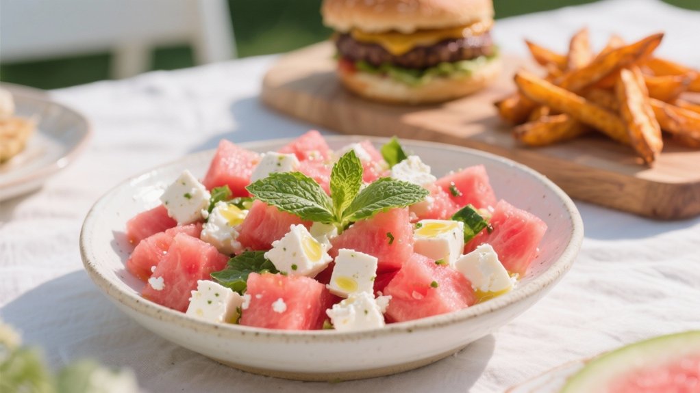 watermelon feta salad delight