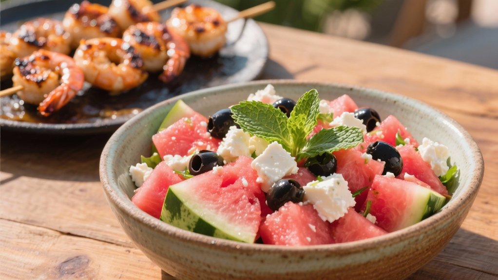 watermelon feta salad delight