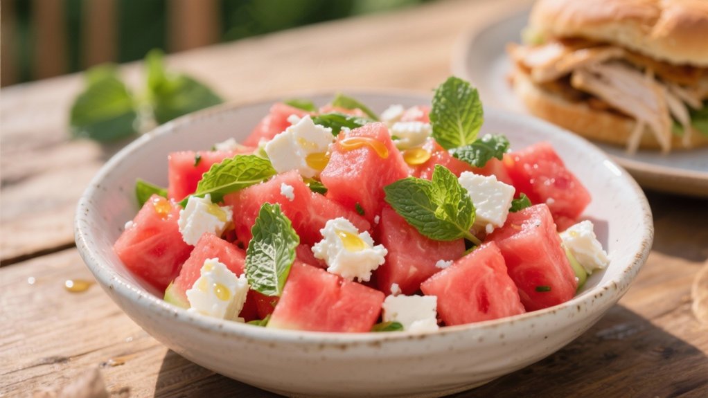 watermelon feta salad delight