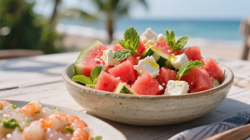watermelon feta summer salad