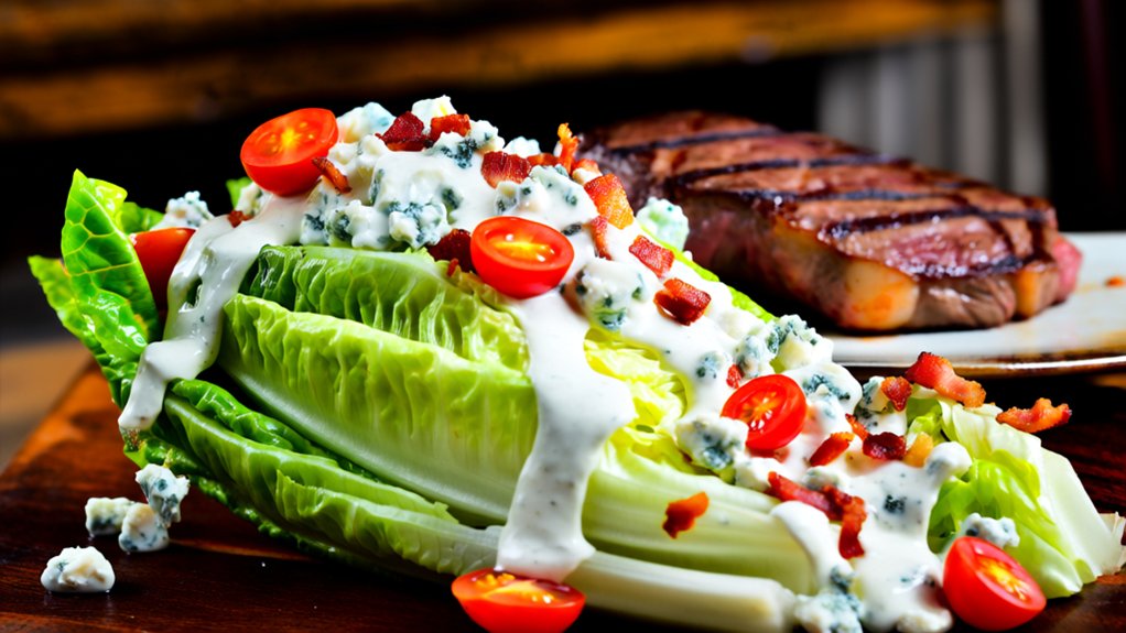 wedge salad with bacon