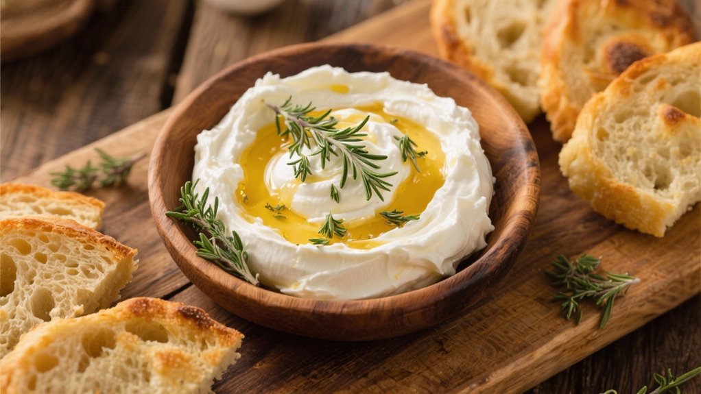whipped ricotta with honey