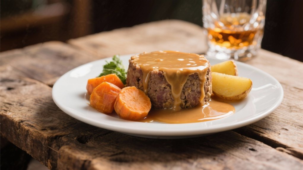 whisky infused creamy sauce
