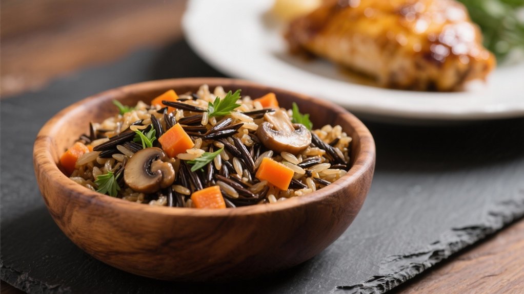 wholesome wild rice pilaf