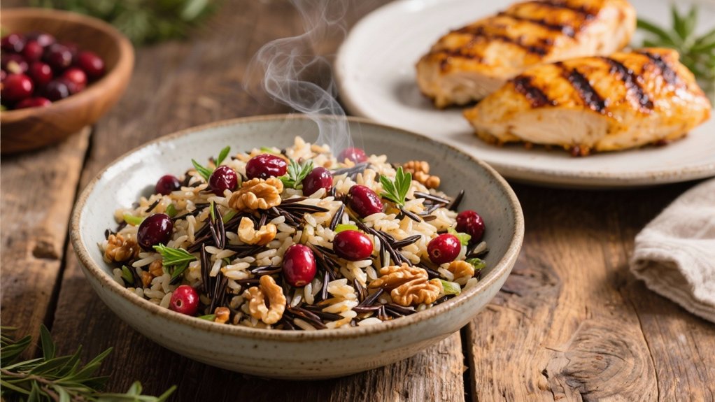 wild rice cranberry pilaf