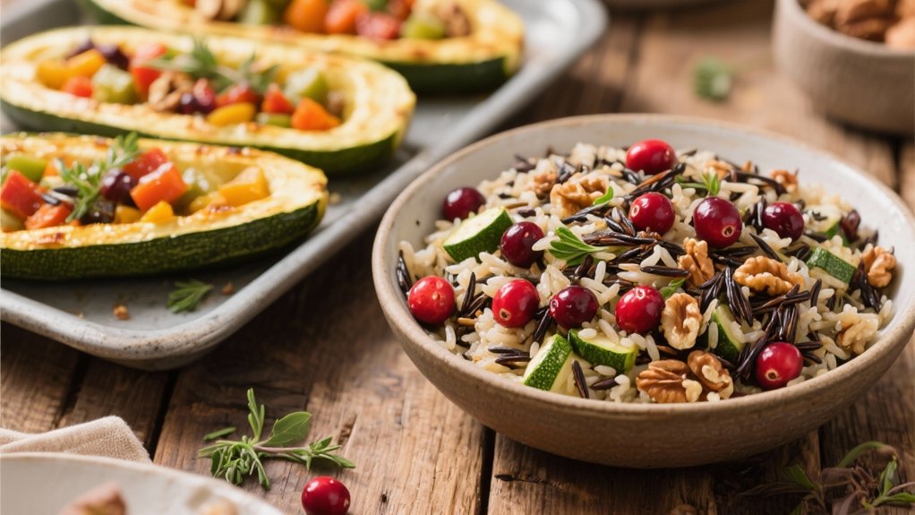 wild rice cranberry pilaf