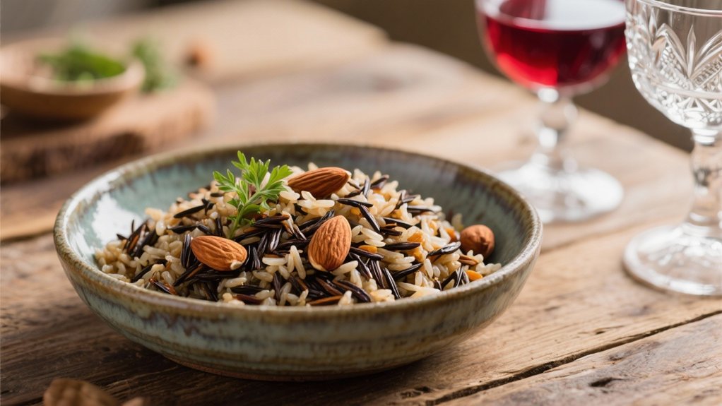 wild rice wine pairing