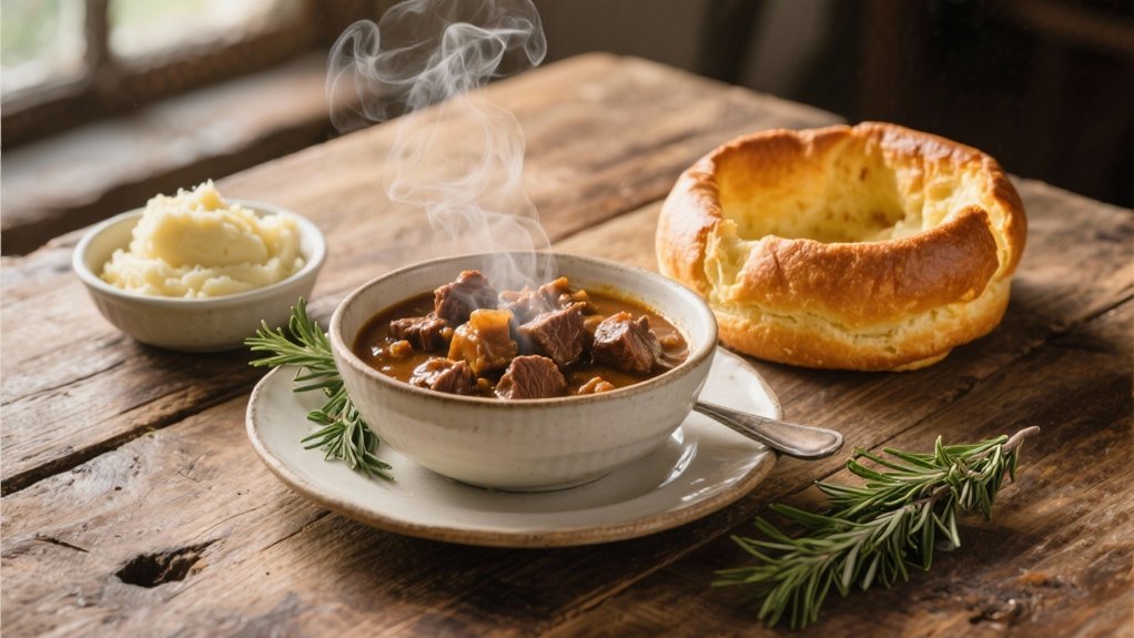 yorkshire pudding complements stew