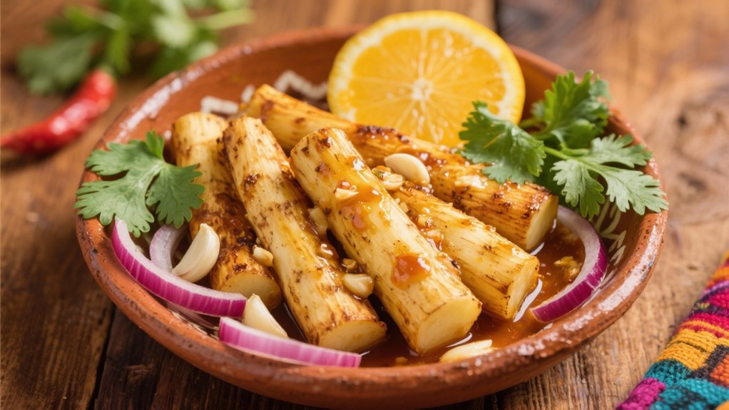 yuca paired with mojo