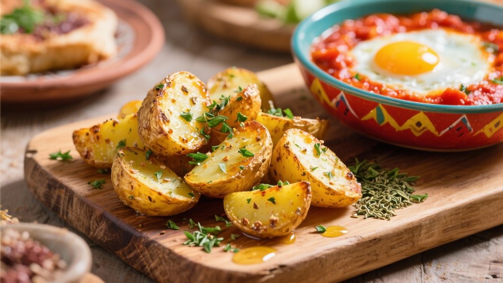za atar seasoned roasted potatoes