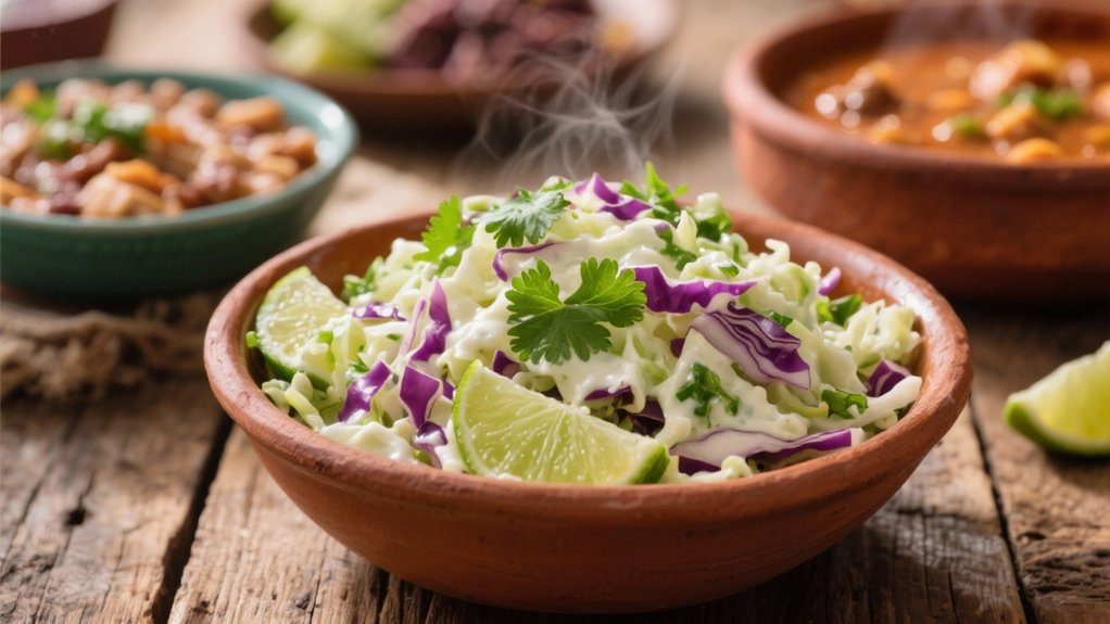 zesty cilantro lime coleslaw