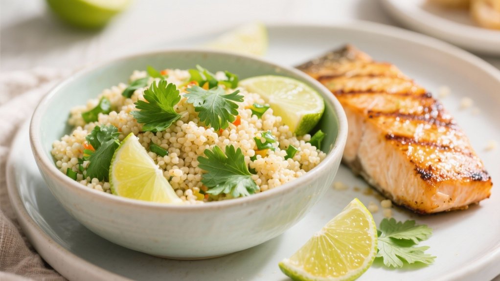 zesty cilantro lime couscous