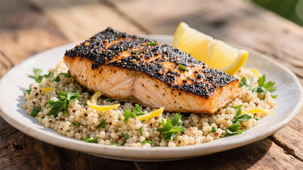 zesty herb infused quinoa side
