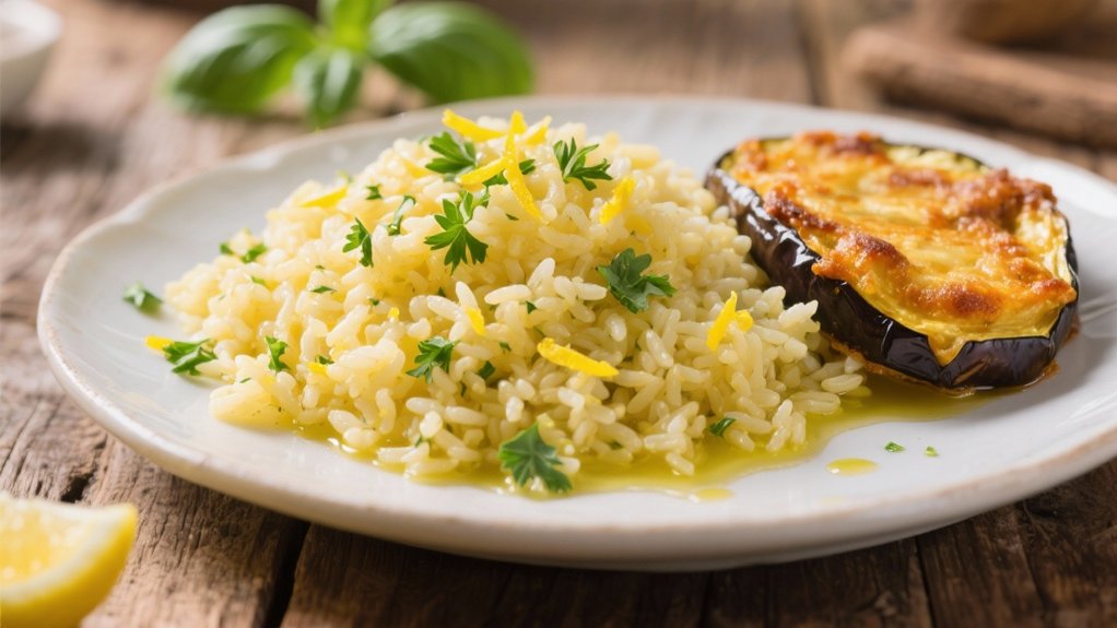 zesty herb infused rice dish