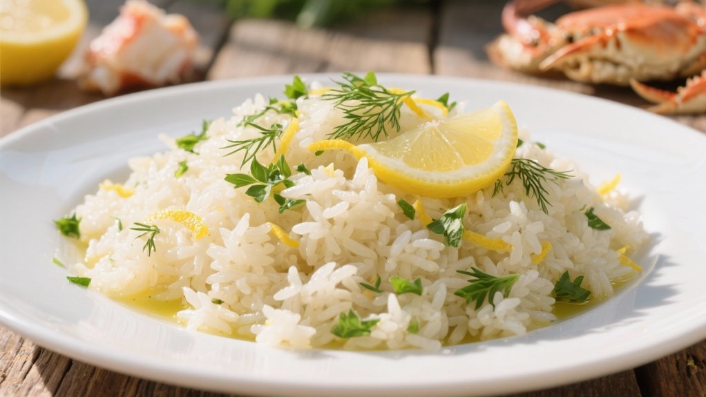 zesty lemon herb pilaf
