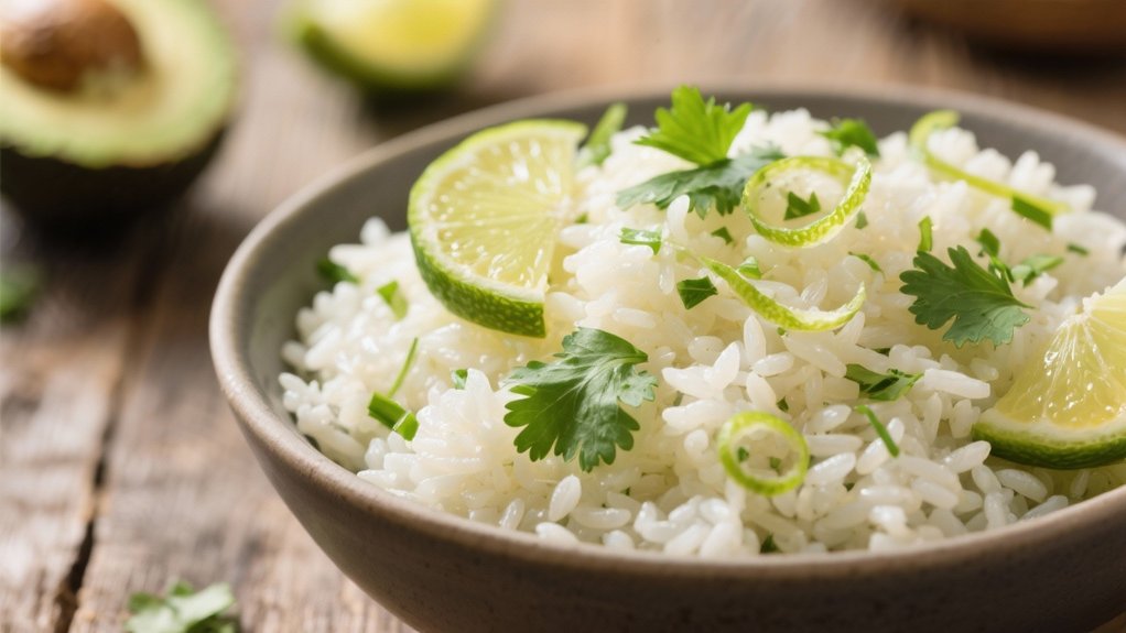 zesty lime cilantro rice