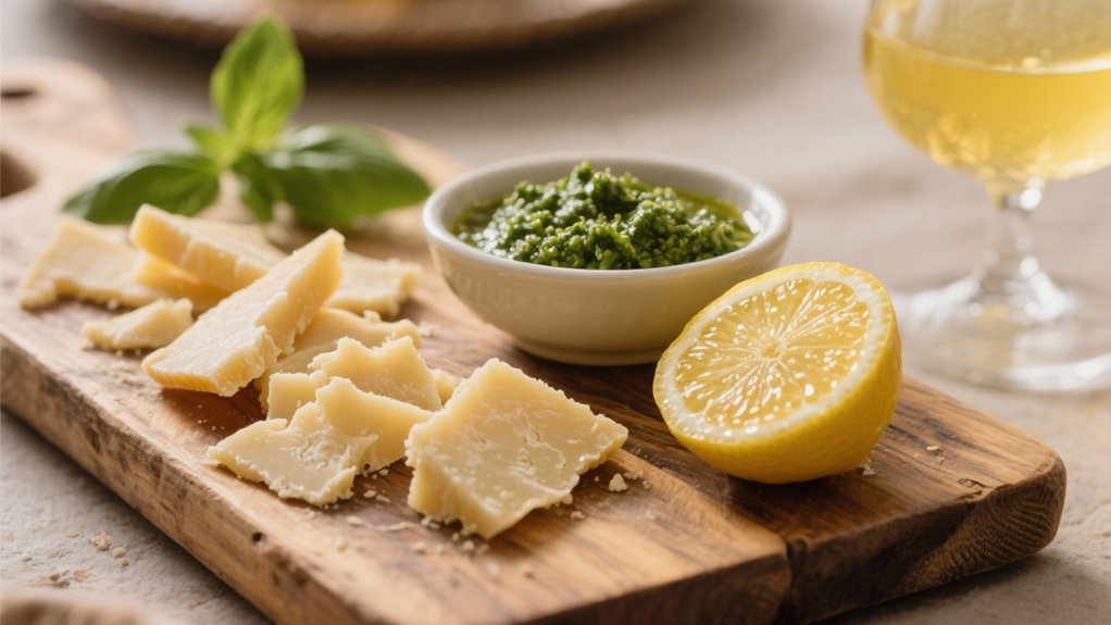 aged parmesan and limoncello pairing