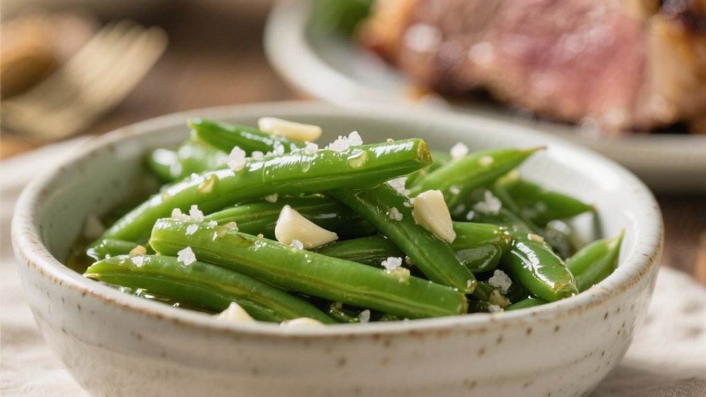 aromatic garlic green beans