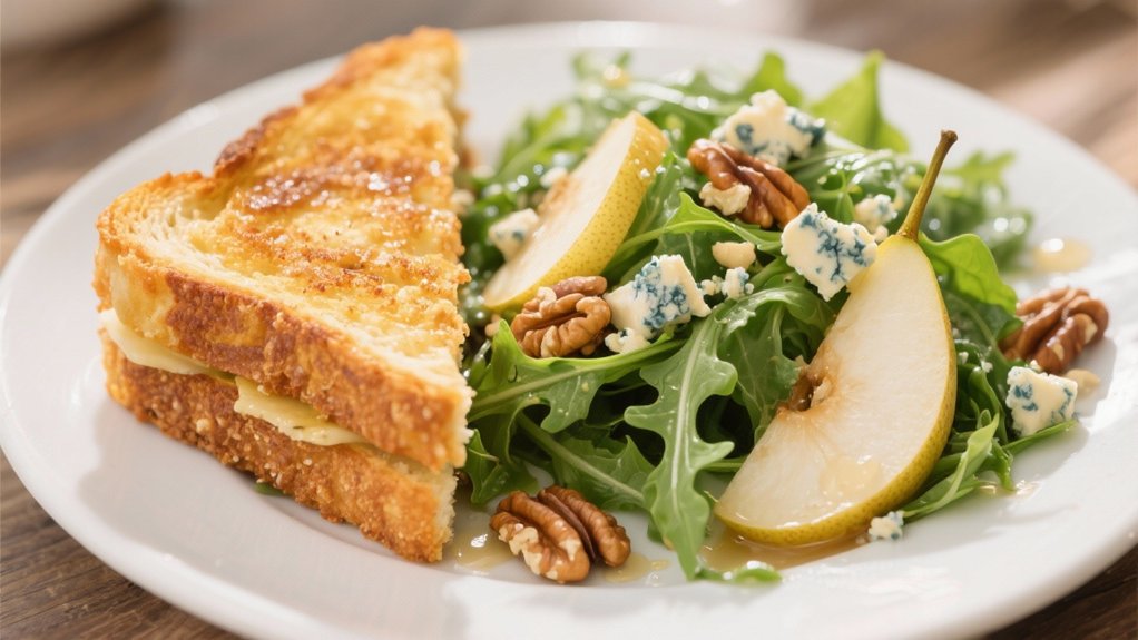 arugula pear salad pairing