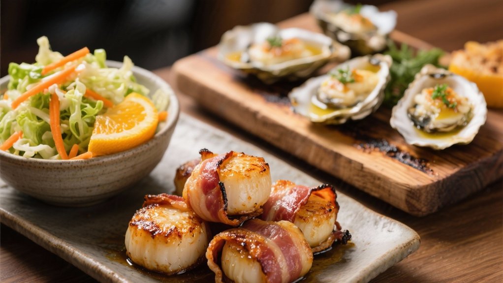 bacon enhances scallop flavor