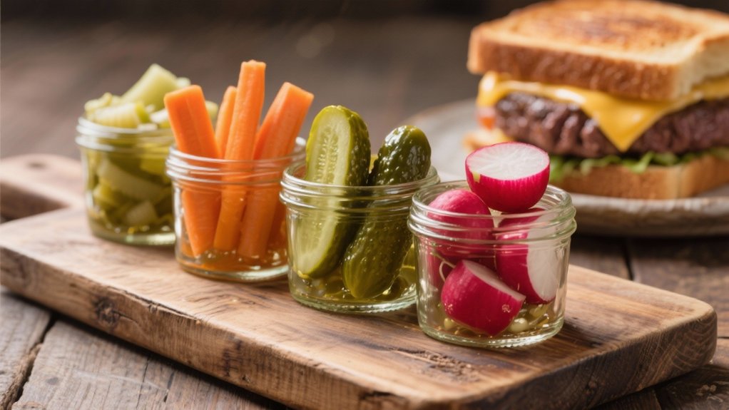 bright tangy pickled vegetables