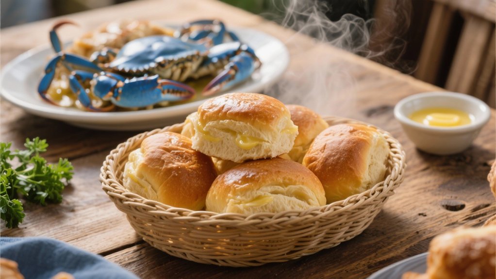 buttery crab feast rolls