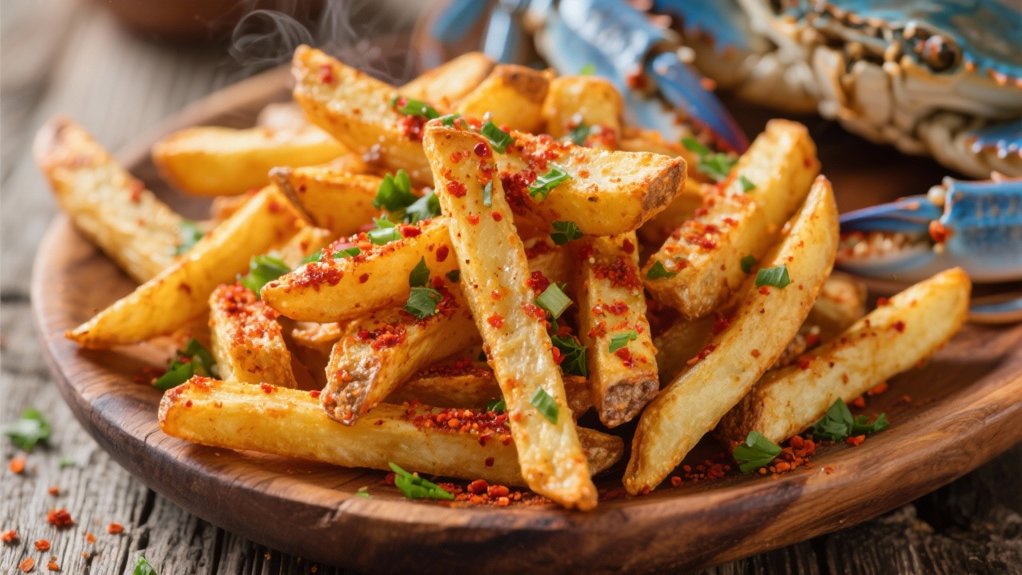cajun spiced crispy french fries
