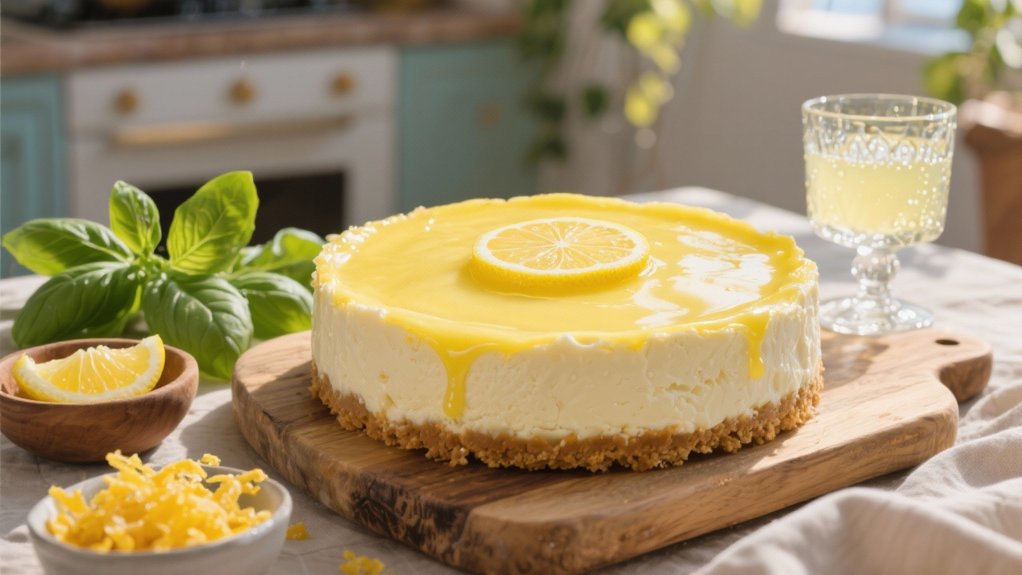 citrus infused creamy cheesecake delight