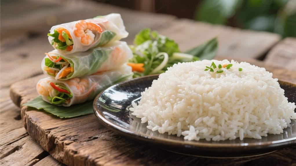 coconut rice enhances dishes