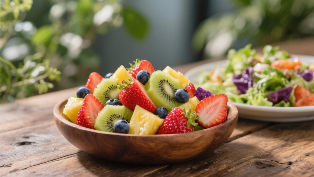 colorful seasonal fruit salad