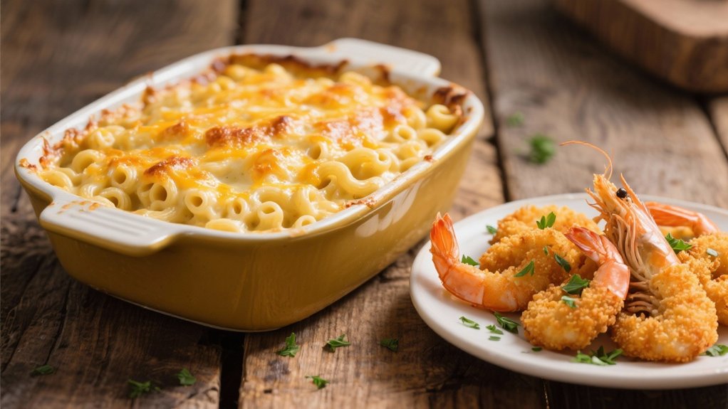 comfort food shrimp pairing
