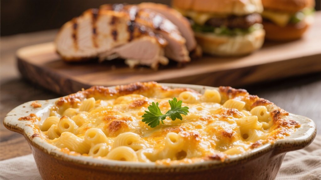 comforting baked mac and cheese