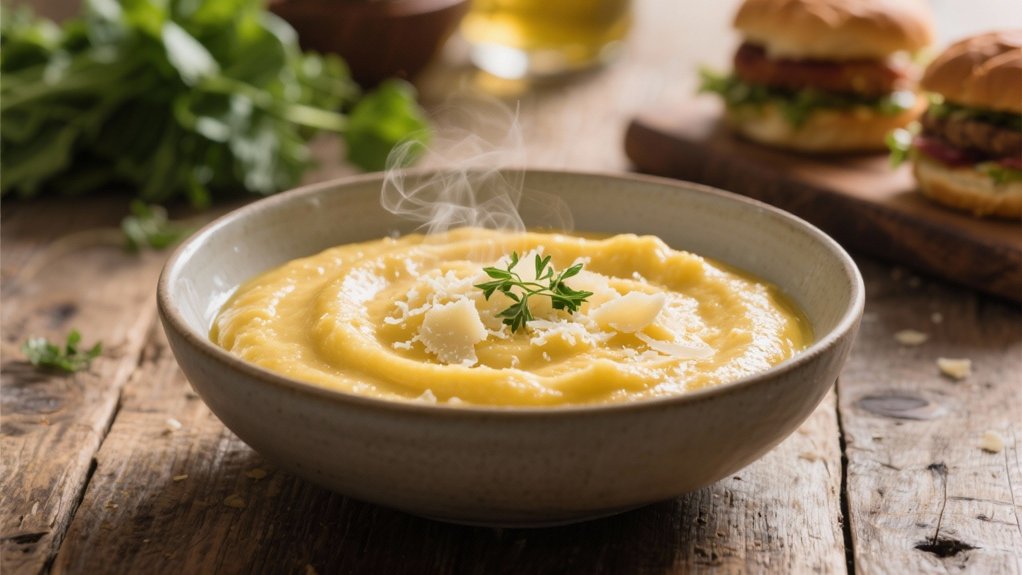 comforting creamy polenta dish
