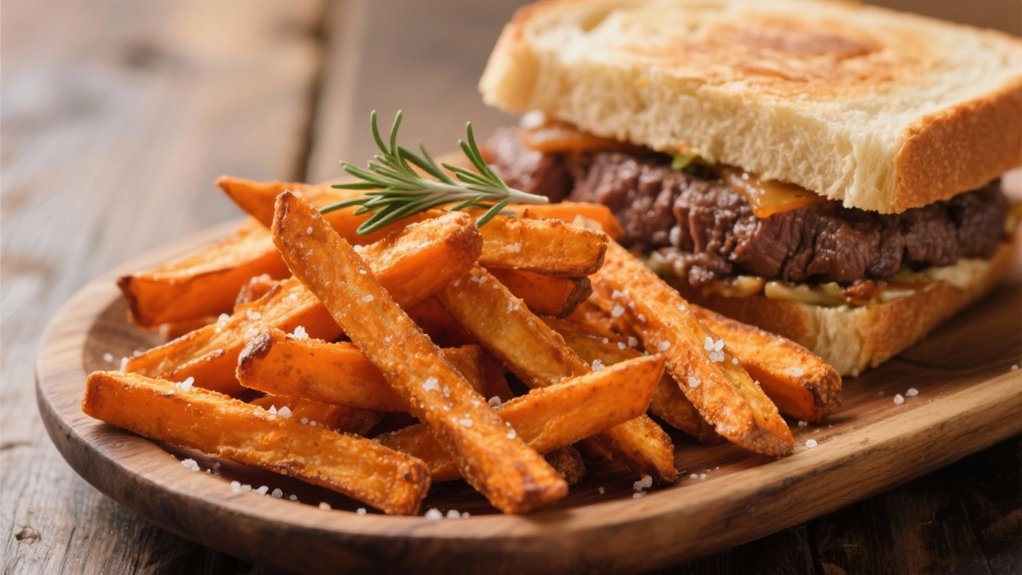comforting sweet potato fries
