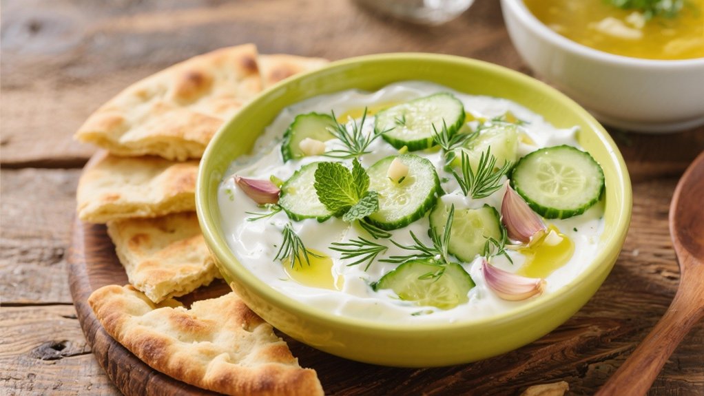 cooling cucumber yogurt salad