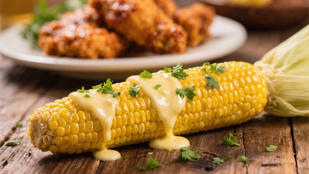 corn enhances spicy chicken