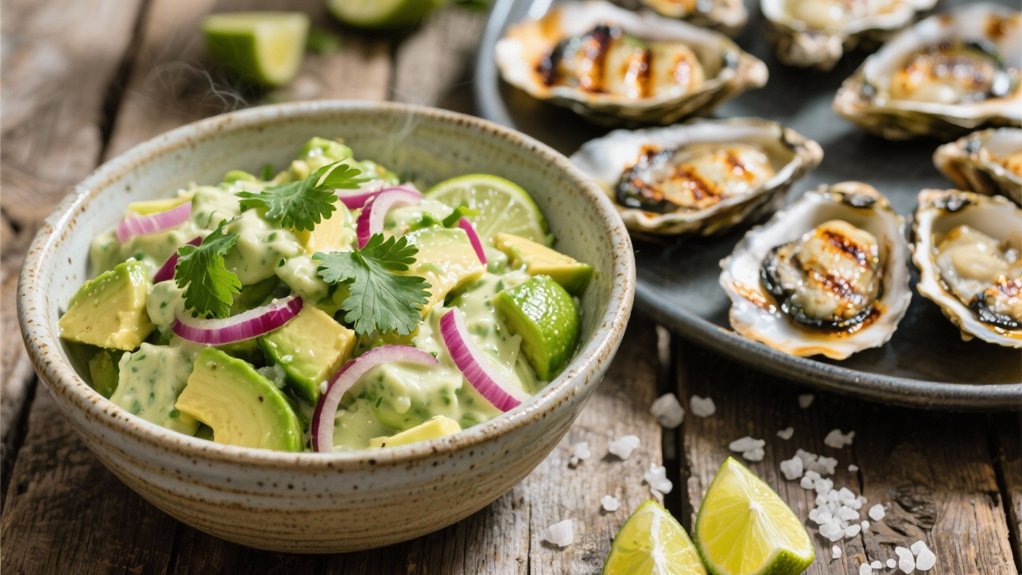 creamy avocado lime salad