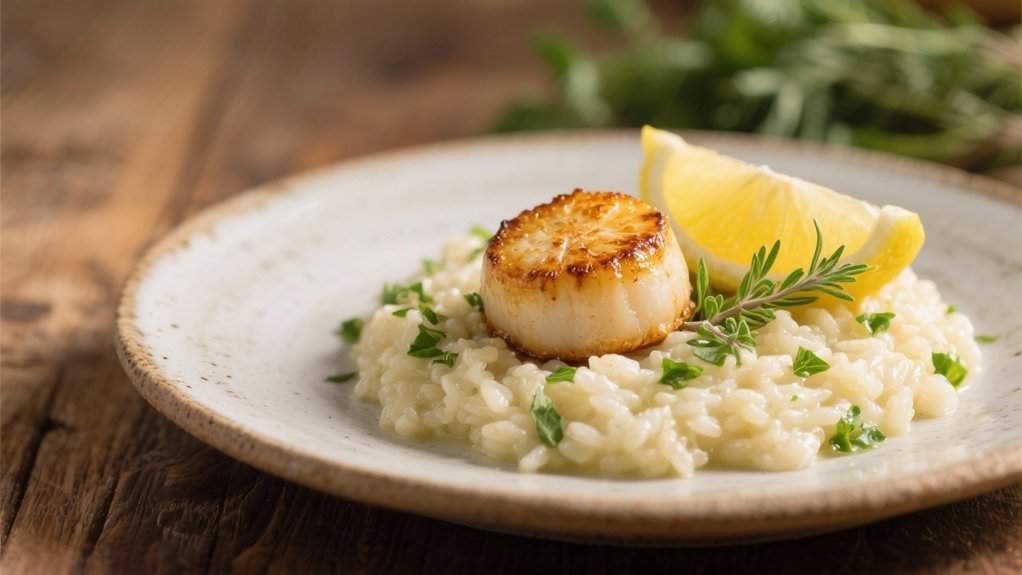 creamy citrus herb risotto