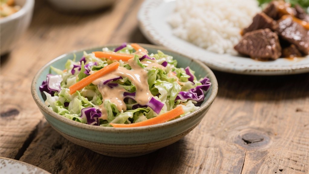 creamy coleslaw enhances meals