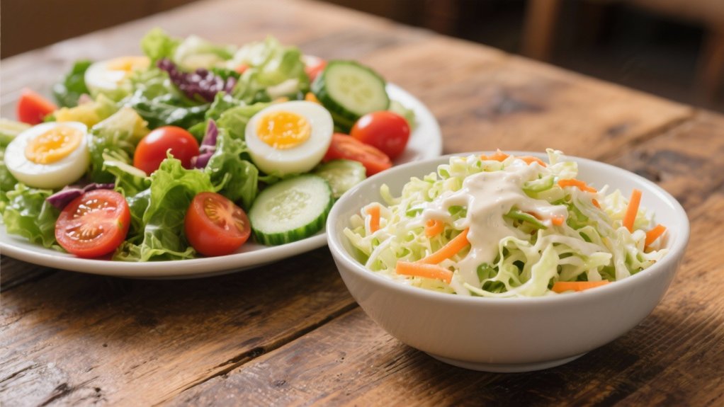 creamy crunchy salad side