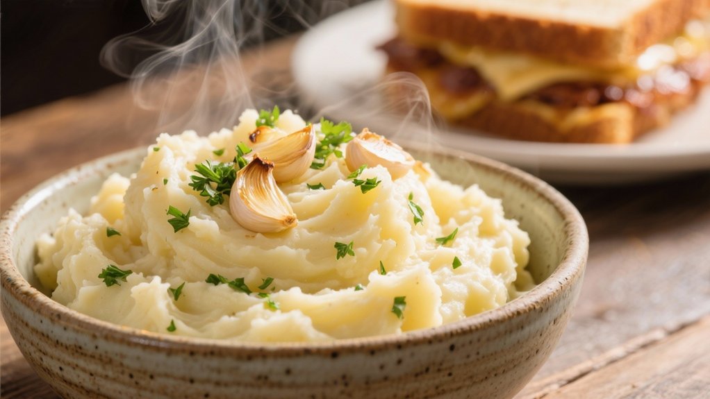 creamy garlic mashed potatoes
