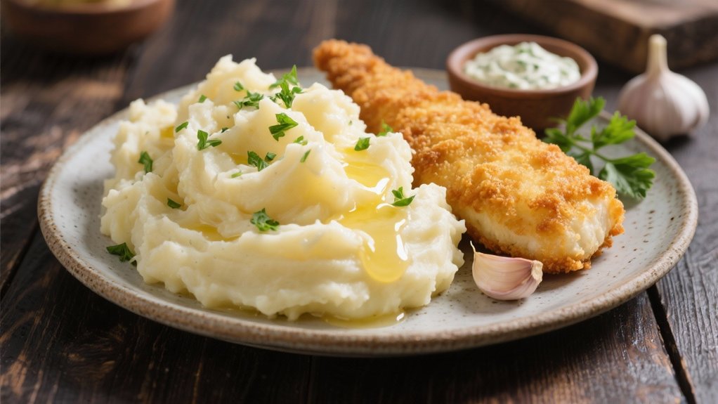 creamy garlic mashed potatoes