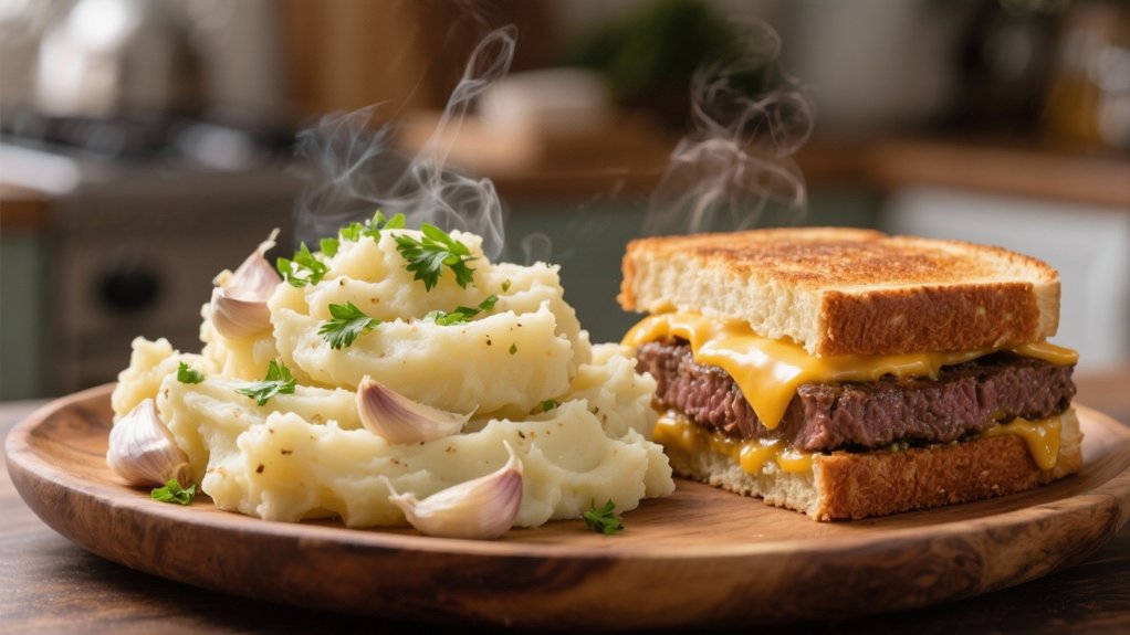 creamy garlic mashed potatoes