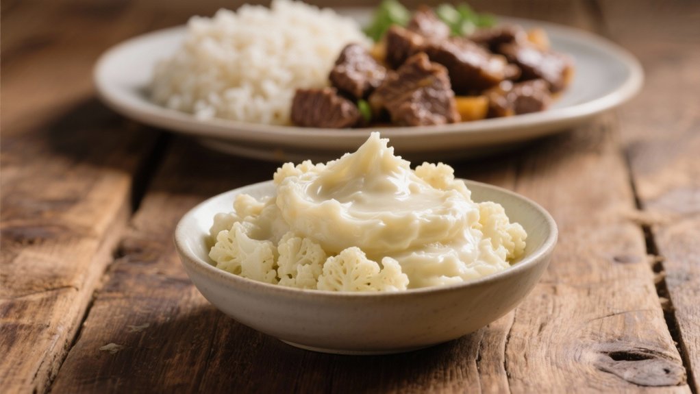 creamy healthy mashed cauliflower