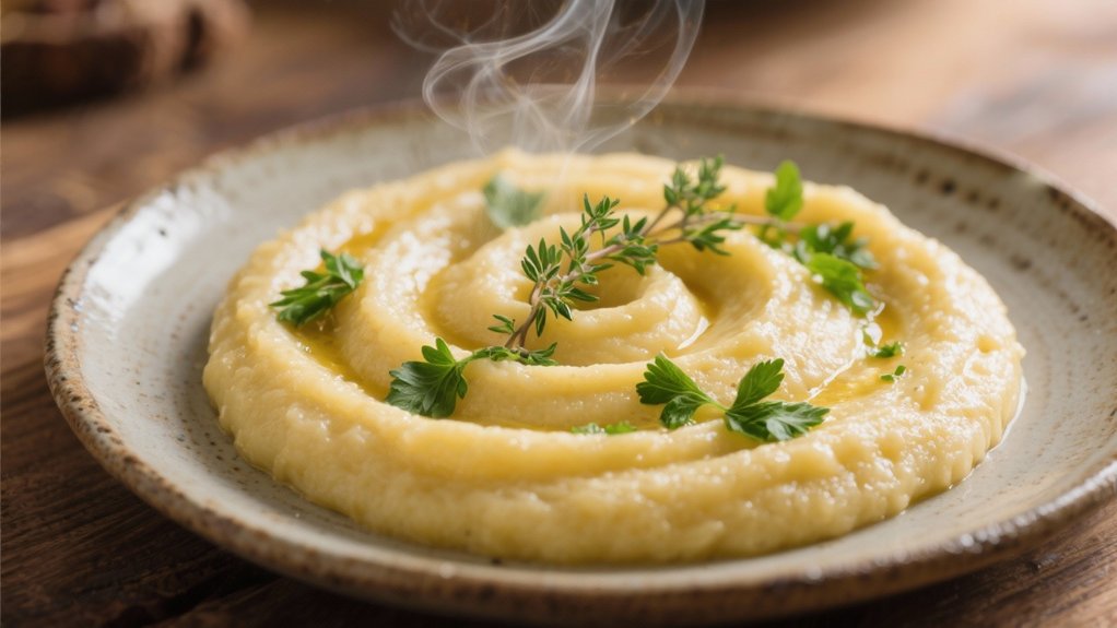 creamy herb infused polenta magic