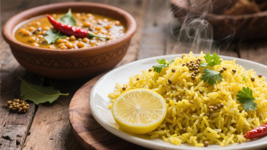 creamy lentils with tempering