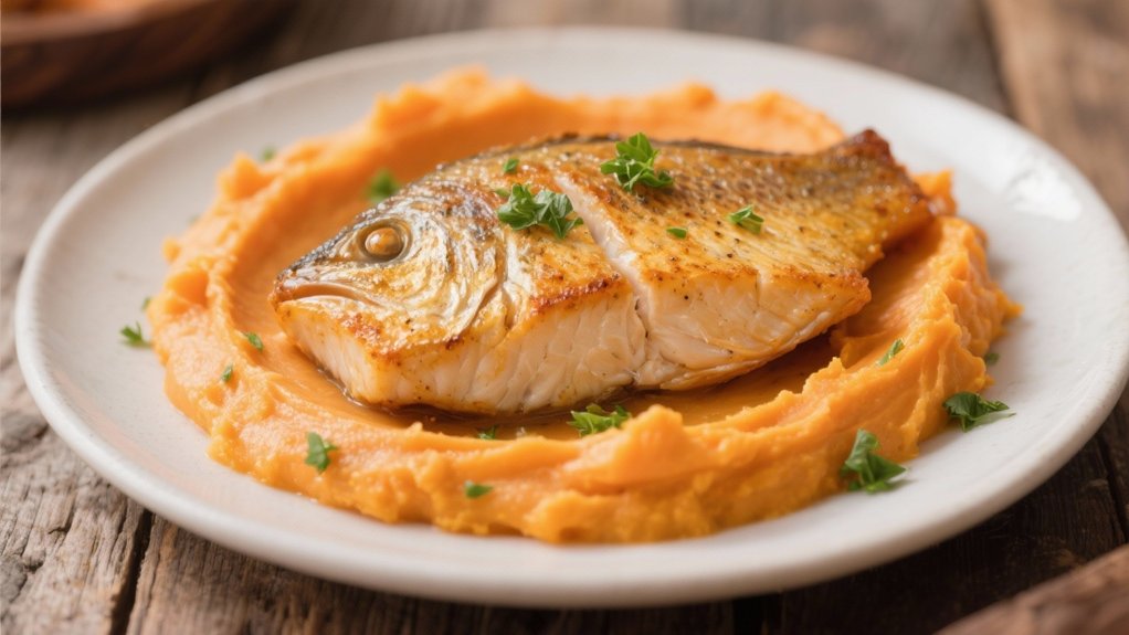 creamy mashed sweet potatoes