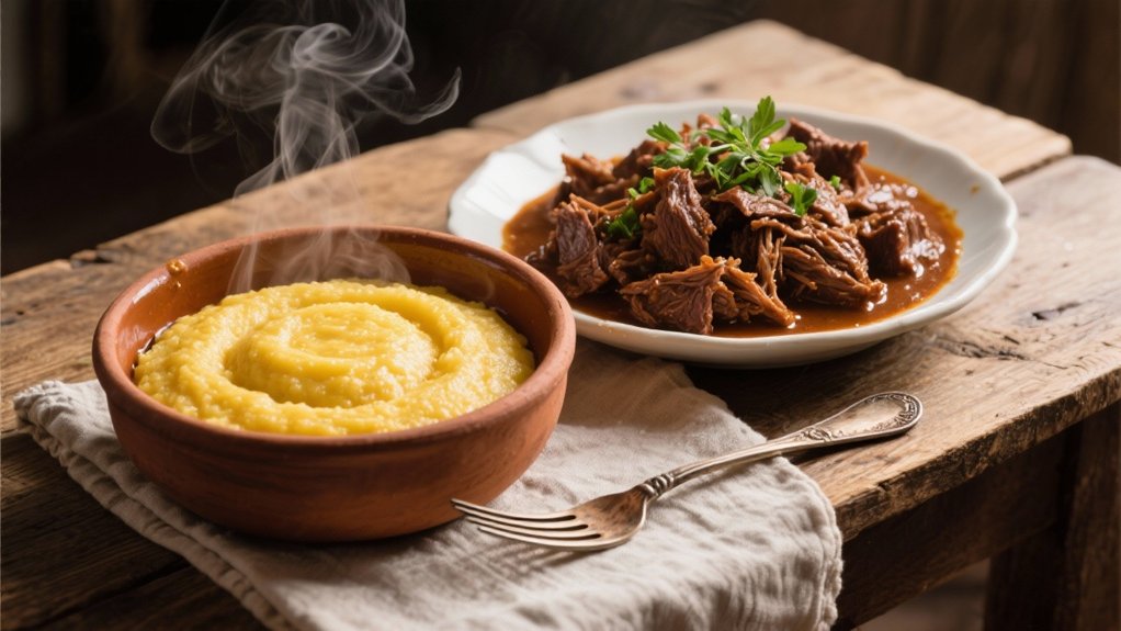 creamy polenta enhances meals
