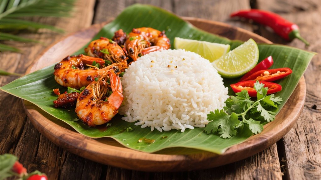 creamy tropical coconut rice