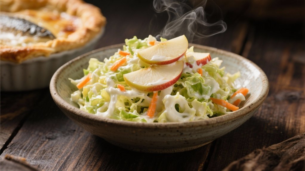 crisp apple cabbage coleslaw